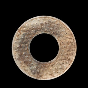 Jade bi from the Han dynasty, China