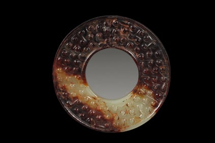 Jade bi from the Han dynasty, China