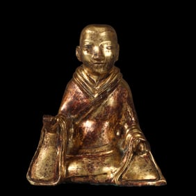 Bronze gilt Buddha statue from Tang Dynasty, China