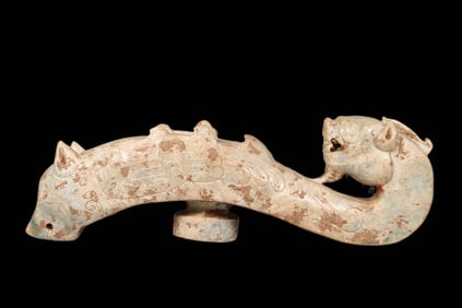 Dragon-shaped belt hook from Han Dynasty, China