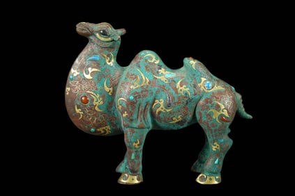 Standing camel statue from Warring States Period, China