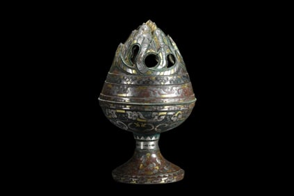 Chinese Warring States period gold and silver boshan furnace