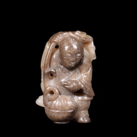 hetian Jade boy statue, Ming Dynasty, China