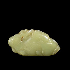 Yellow hetian jade, Qing Dynasty, China