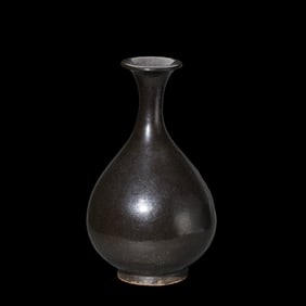 Cizhou ware oil drops jade pot spring bottle, Northern Song Dynasty of China
