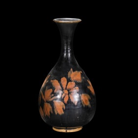 Cizhou ware iron embroidered jade pot spring vase, Northern Song Dynasty of China