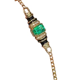 Emerald bracelet