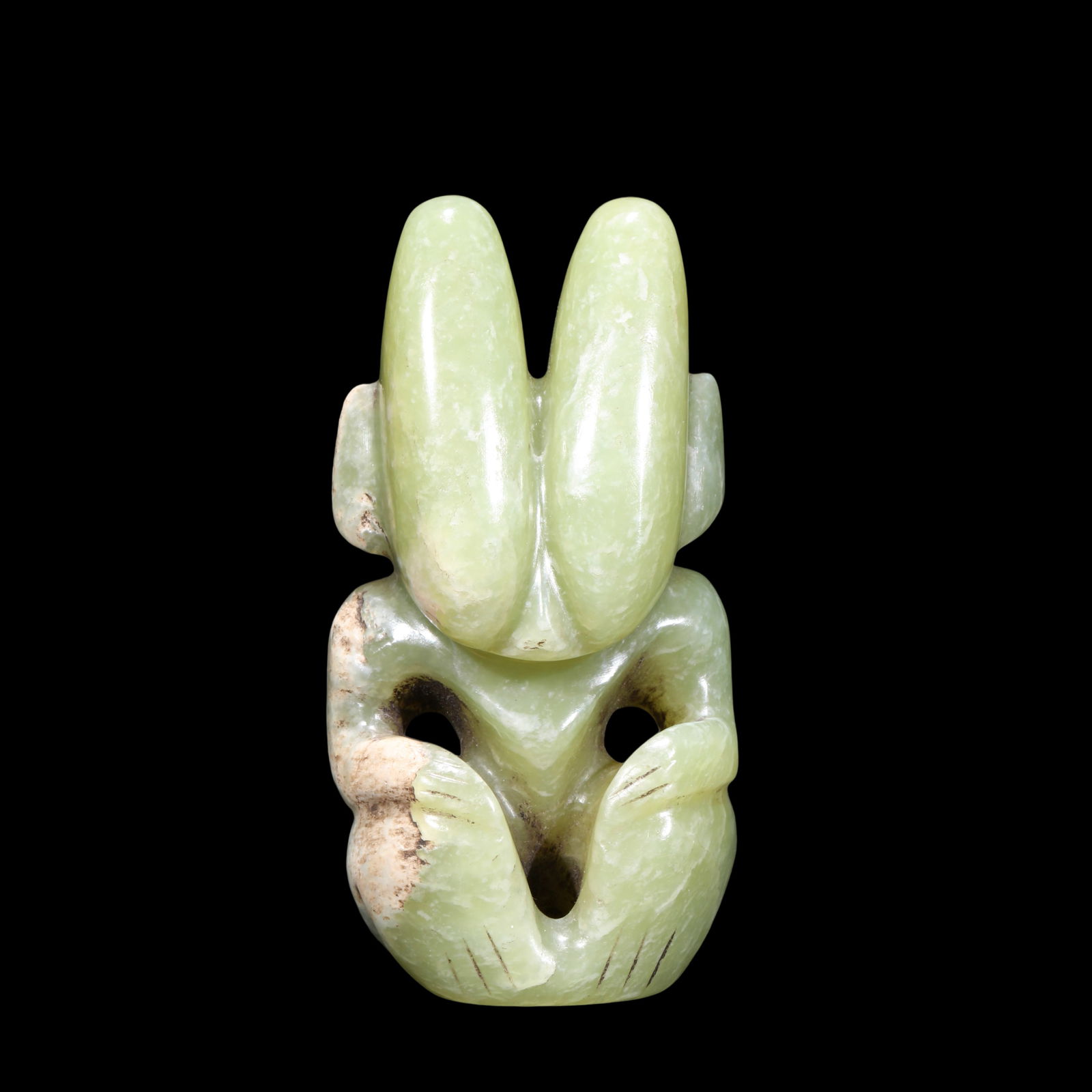 Jade sun god, Hongshan culture, China (1 of 8)