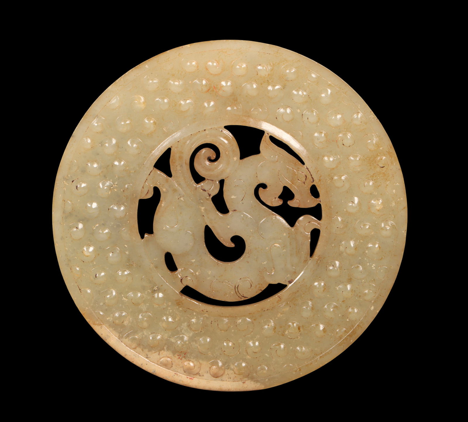 JADE DRAGON PEI DURING THE WARRING STATES PERIOD, CHINA (1 of 10)