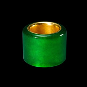 JADE COVERED IN GOLD, QING DYNASTY, CHINA