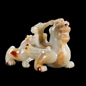 JADE BEAST, HAN DYNASTY, CHINA