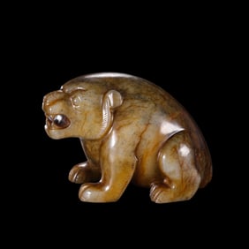 CHINESE JADE BEAR, HAN DYNASTY