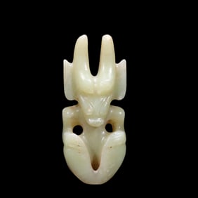 JADE SUN GOD OF IN HONGSHAN PERIOD, CHINA