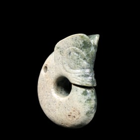 HONGSHAN CULTURE JADE PIG DRAGON IN HONGSHAN PERIOD, CHINA