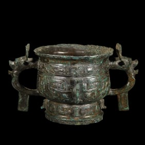 BRONZE GUIGUI FROM SHANG AND ZHOU DYNASTIES, CHINA