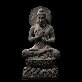 GANDHARA BUDDHA SEATED