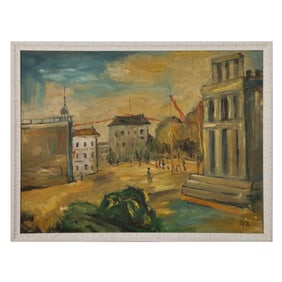 OIL PAINTING - GUAN LIANG (1900-1986)