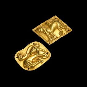ANCIENT PERSIAN CULTURAL GOLD JEWELRY