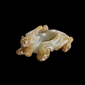 JADE BEAST, HAN DYNASTY, CHINA