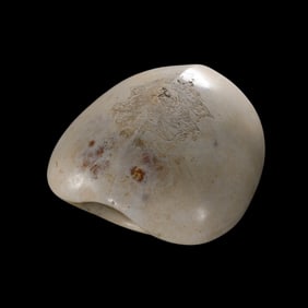 JADE TURTLE SHELL WITH ANIMAL FACE PATTERN OF LIANGZHU CULTURE IN NEOLITHIC PERIOD, CHINA
