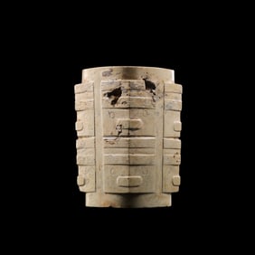 JADE CONG OF LIANGZHU CULTURE IN NEOLITHIC PERIOD, CHINA