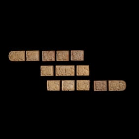 CHINESE WAX BELT PLATE OF LIAO DYNASTY