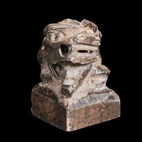 CHINESE JADE ANIMAL SEAL, HAN DYNASTY