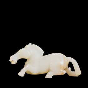 CHINESE JADE HORSE, HAN DYNASTY