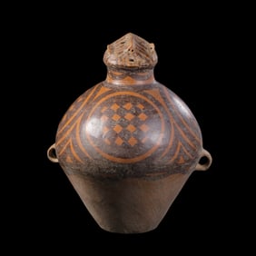 CHINESE NEOLITHIC PERIOD MAJIAYAO CULTURE DOUBLE SERIES POTTERY POT