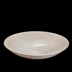 CHINA JINDAIDING WARE WHITE PORCELAIN PRINTING PLATE