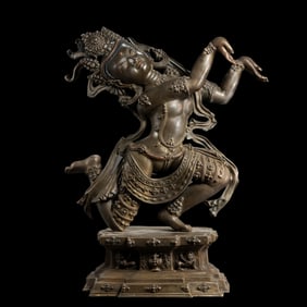 Chinese Ming Dynasty Alloy Bronze Buddha Statue