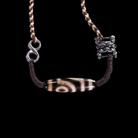 Pure Dzi Bead Necklace from the Tang Dynasty, China