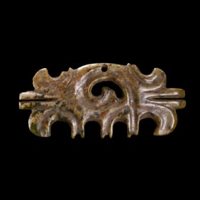 China Hongshan Period Hongshan Culture Gouyun Jade Pendant