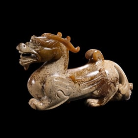 Chinese Han Dynasty Jade Evil-Repelling Beast