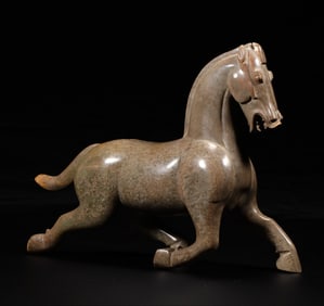 Chinese Han Dynasty Jade Horse