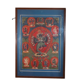Chinese Qing Dynasty Buddhist Thangka