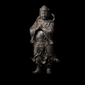 Bronze statue of Wei Tuo from the Ming Dynasty, China