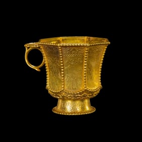 Chinese Liao Dynasty Pure Gold Cup
