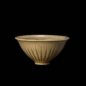 Chinese Northern Song Dynasty Yaozhou kiln green glaze hat bowl