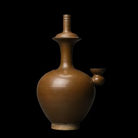 Chinese Northern Song Dynasty Yaozhou kiln red glaze bottle