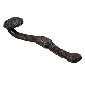 Chinese Qing Dynasty Rosewood Ruyi Ornaments