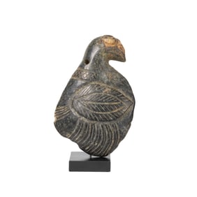 Ancient China Zhou Dynasty Carved Stone Bird Effigy