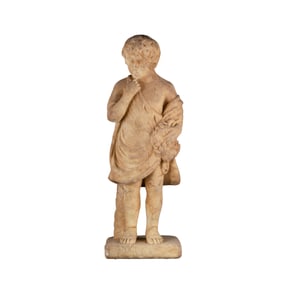 Hellenistic Greek Marble Stone Relief Fragment Herakles Sculpture