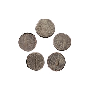Lot of Indo-Scythian Ancient Silver Coin