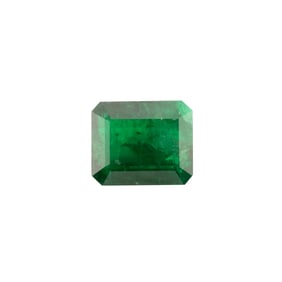 Beautiful Natural Swat Emerald Cut Gem Stone