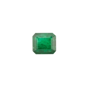 Beautiful Natural Swat Emerald Cut Gem Stone