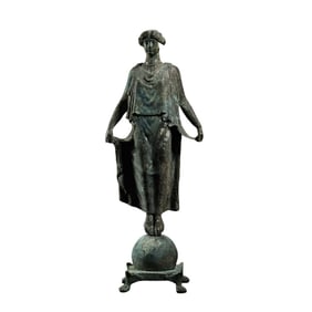Bronze statue of a goddess from the ancient Roman period