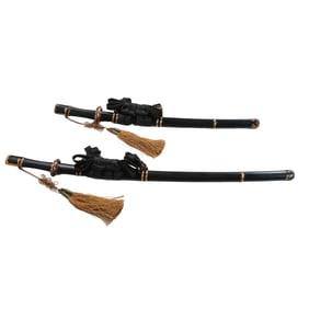 set of Japanese swords