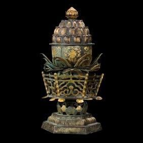 Silver-gilt Lotus Pagoda from the Liao Dynasty, China