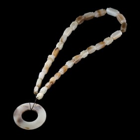 Jade necklace from the Neolithic period in China